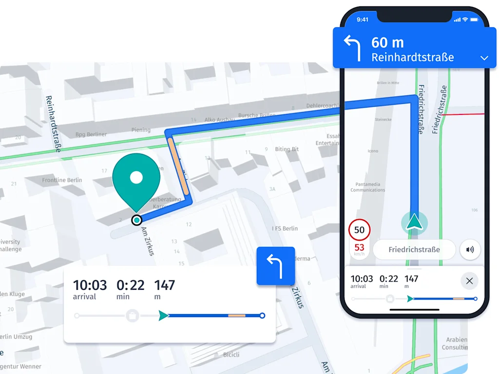 Turn-by-turn navigation